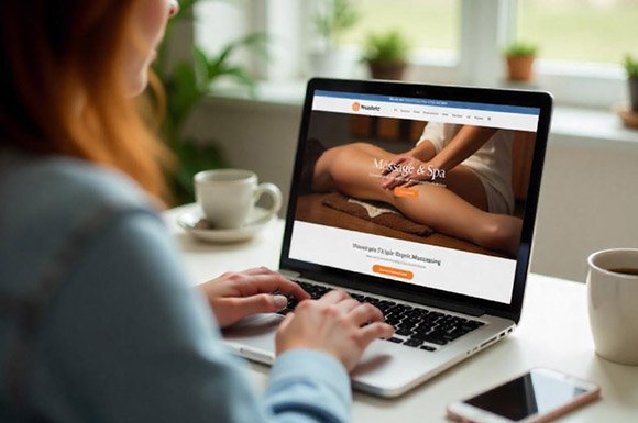 Massage & Spa Showcase Webdesign