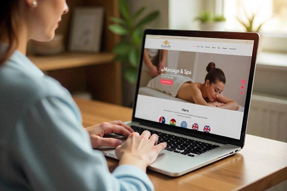 Massage and Spa Multilingal Website